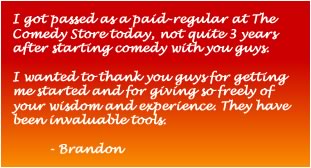 Brandon's recommendation